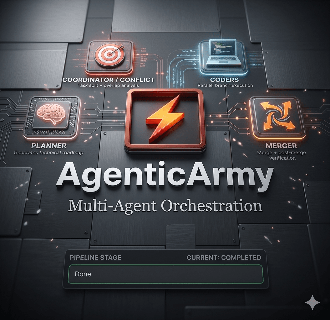 AgenticArmy Title Card