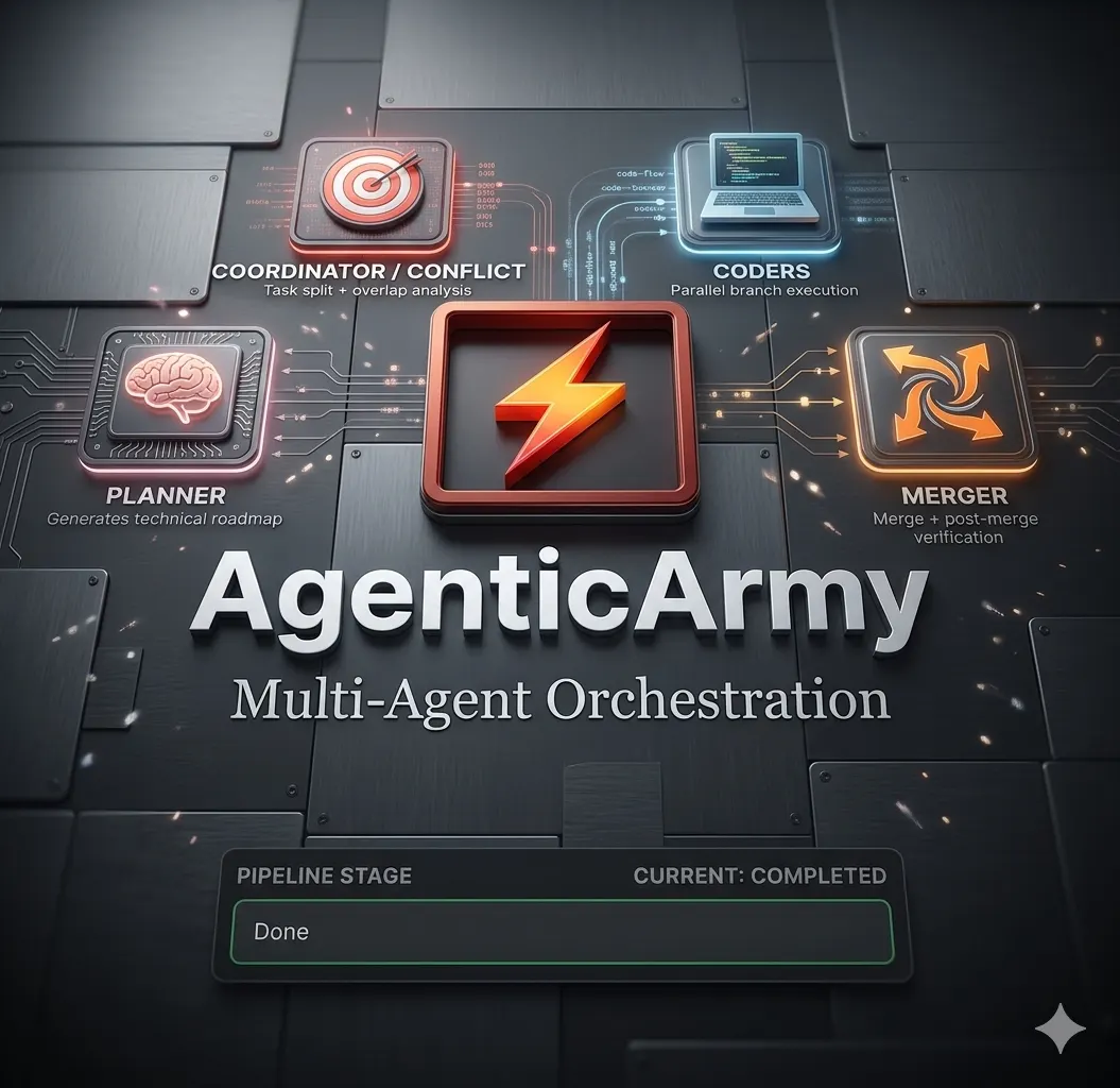 AgenticArmy Title Card