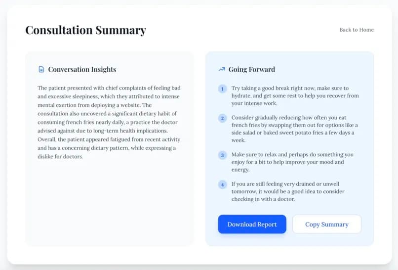 Auralis Summary View